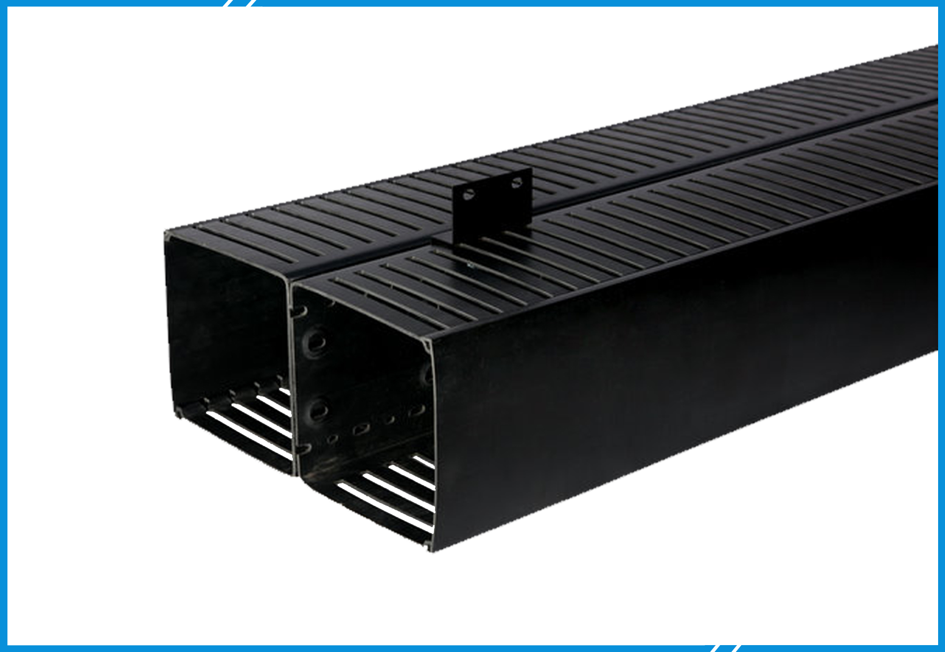 Vertical Cable Organiser 150X 150 Closed Type Front/Back