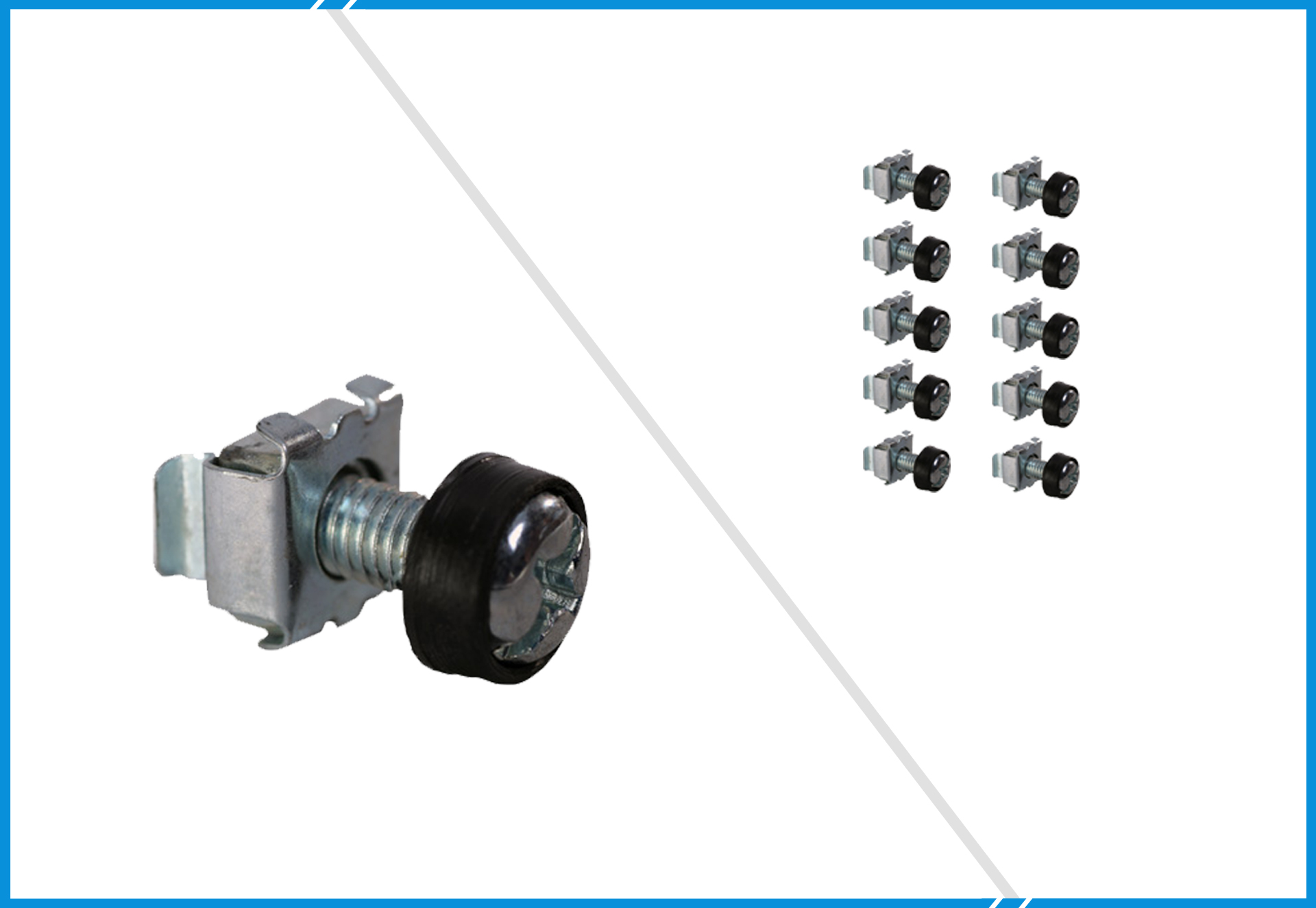 Mounting Hardware Kit (Cage Nut Assembly) -  set of 10