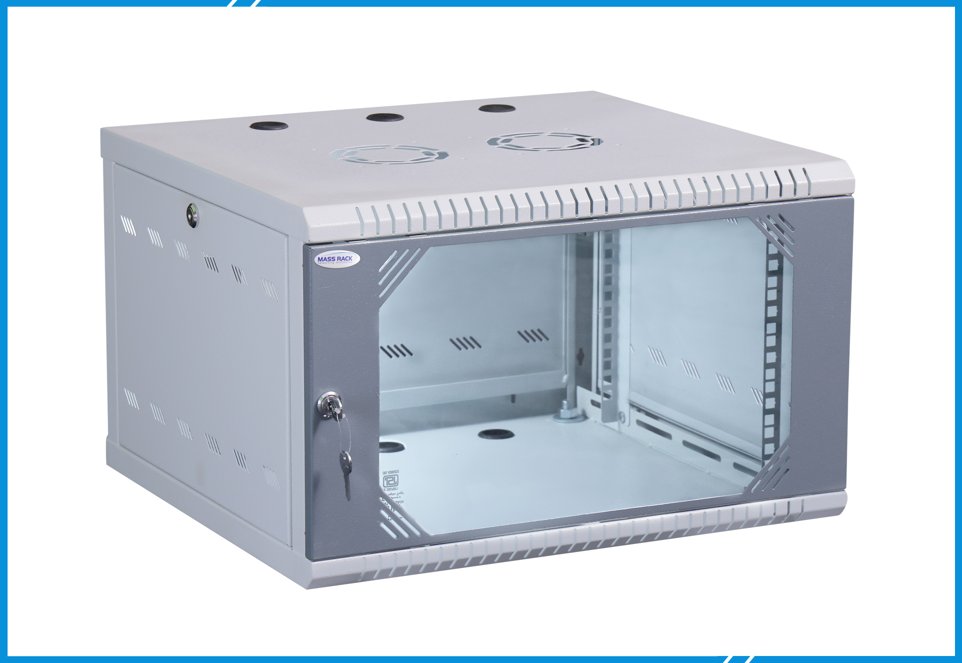 Wall Mounting Rack 06U 550X500