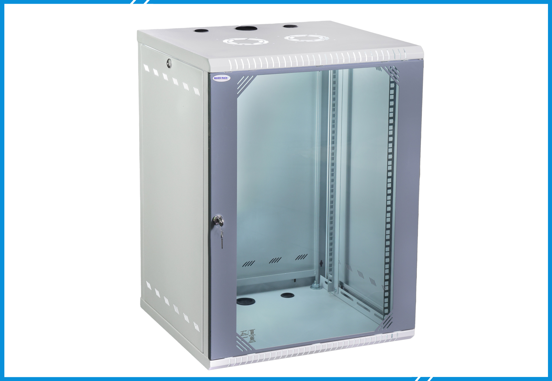 Wall Mounting Rack 15U 550X500